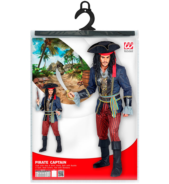 COSTUME CAPITANO DEI PIRATI DEI MARI