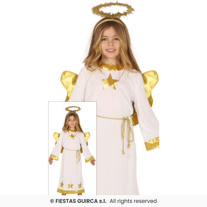 COSTUME DA ANGELO DORATO BAMBINA