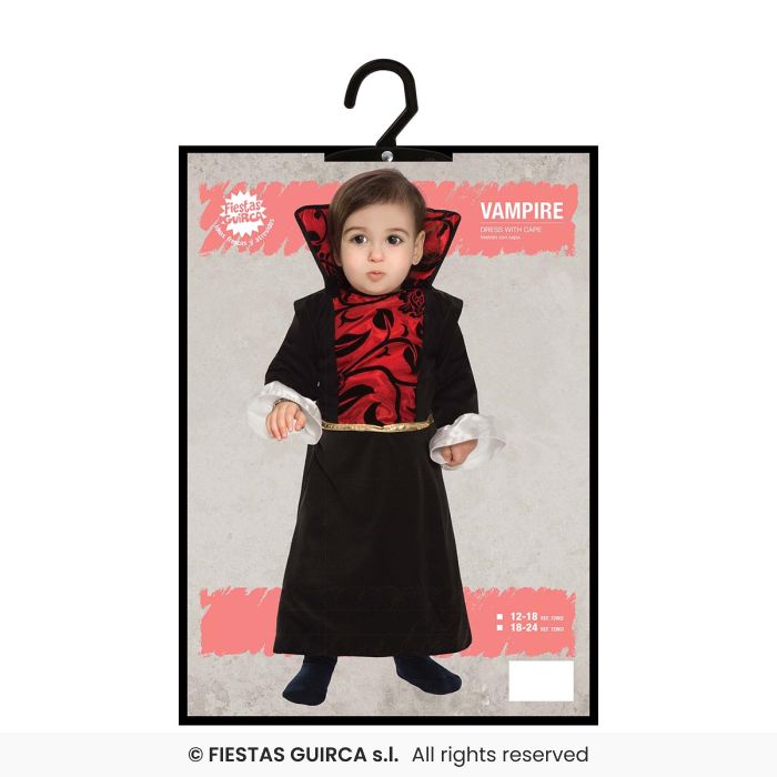 COSTUME BABY VAMPIRESSA CARNEVALE HALLOWEEN