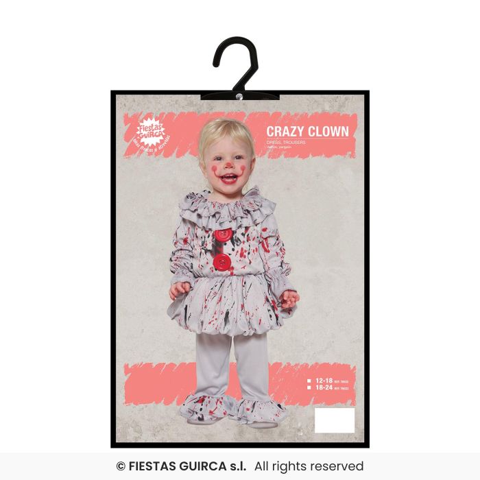 COSTUME BABY BAD CLOWN NEONATO