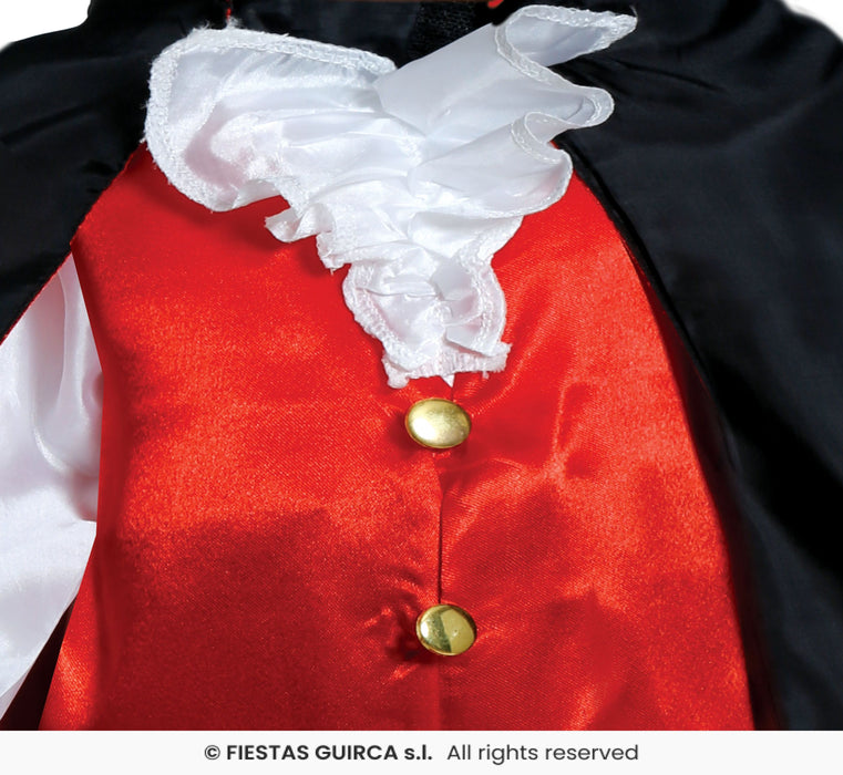 COSTUME BABY VAMPIRETTO ROSSO