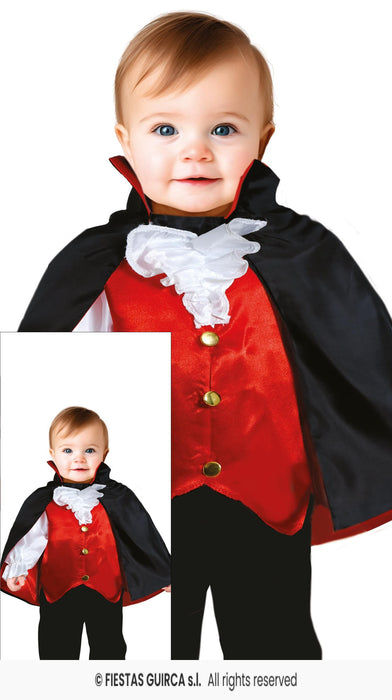 COSTUME BABY VAMPIRETTO ROSSO