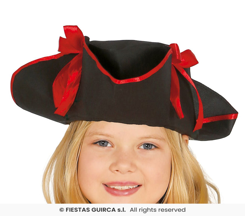 COSTUME PIRATESSA CON TESCHI E GIACCA ROSSA