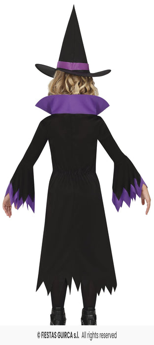 COSTUME STREGHETTA VIOLA DI HALLOWEEN