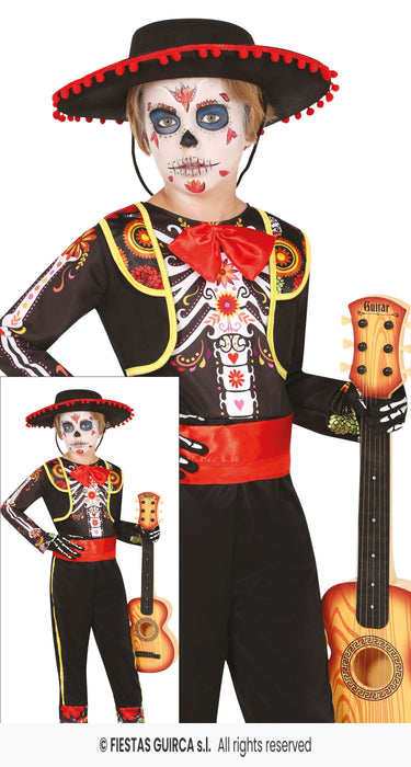 COSTUME SCHELETRO MARIACHI EL DIA DE LOS MUERTOS