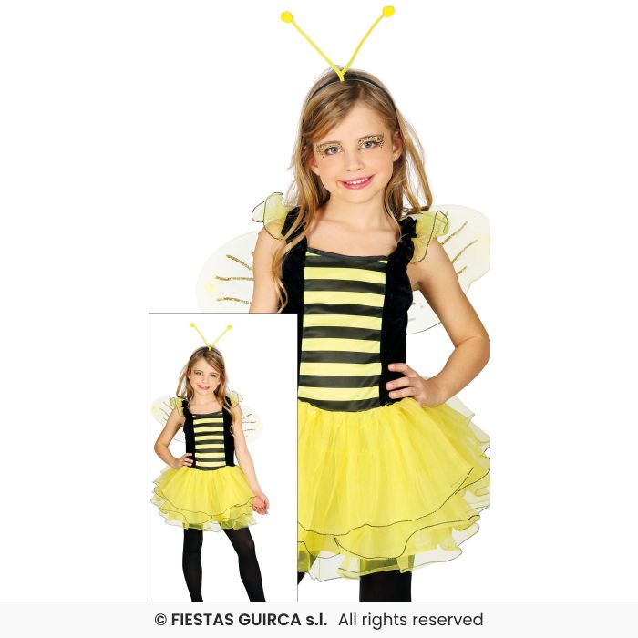 COSTUME APETTA GIALLA BAMBINA 5-6 ANNI