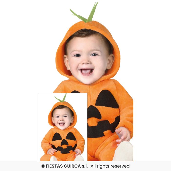 COSTUME BABY ZUCCA DI HALLOWEEN NEONATO