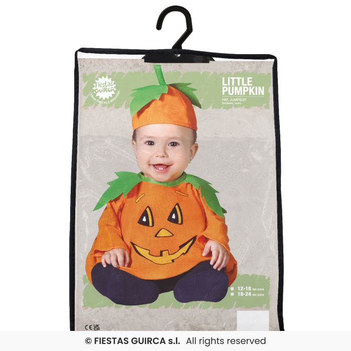 BABY COSTUME ZUCCHETTA DI HALLOWEEN