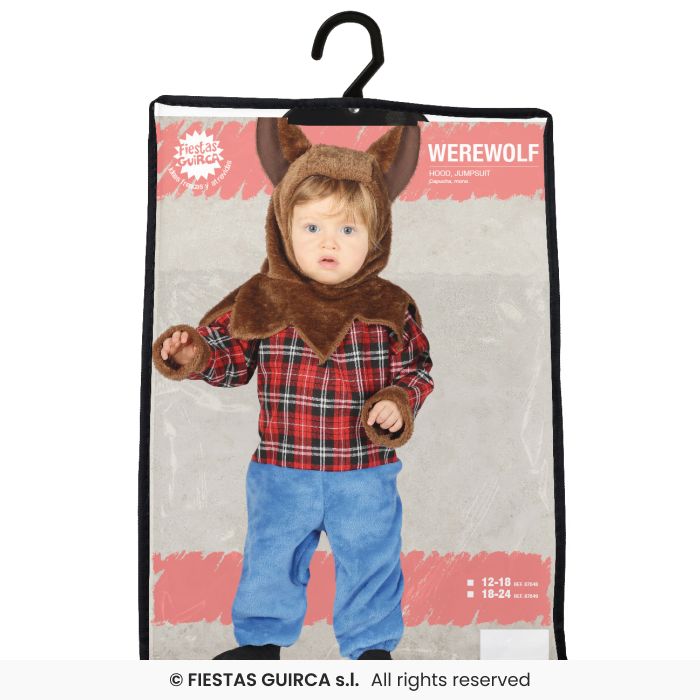 BABY COSTUME UOMO LUPO IN PELOUCHE