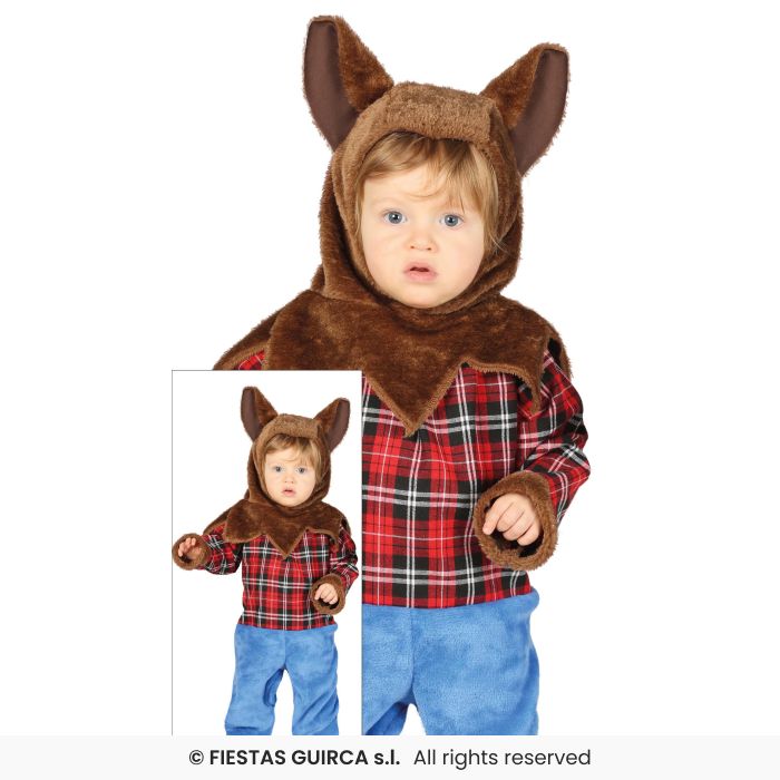 BABY COSTUME UOMO LUPO IN PELOUCHE