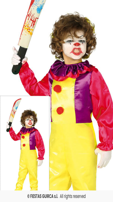 COSTUME PAGLIACCIO MALEFICO CLOWN PRANK