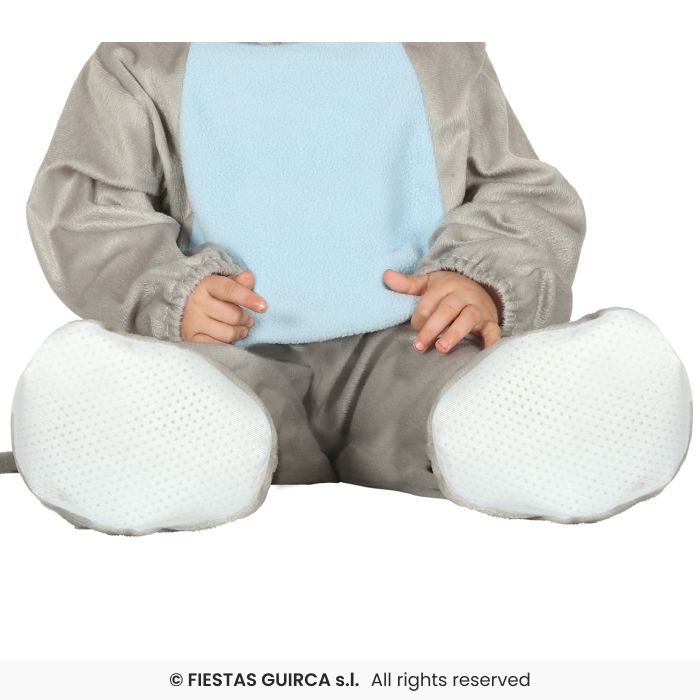 COSTUME TOPO NEONATO GRIGIO 12-18 MESI