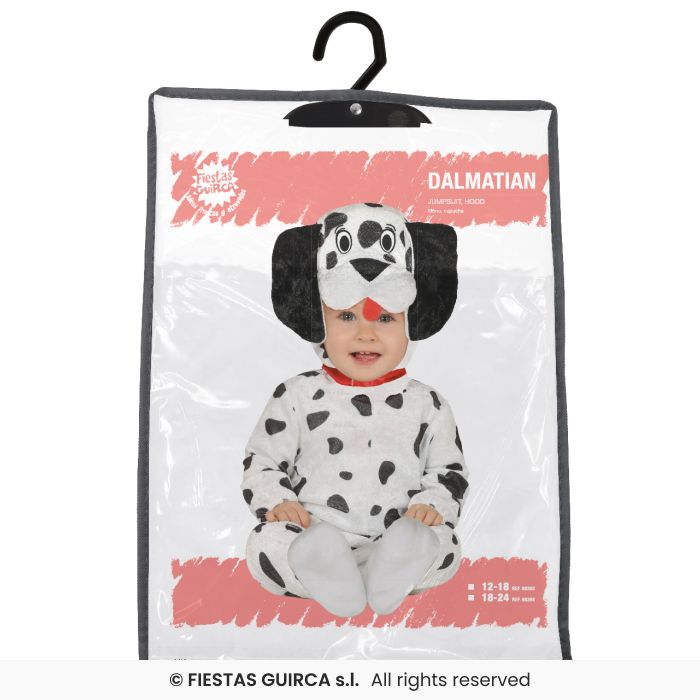 COSTUME BABY CANE DALMATA NEONATO