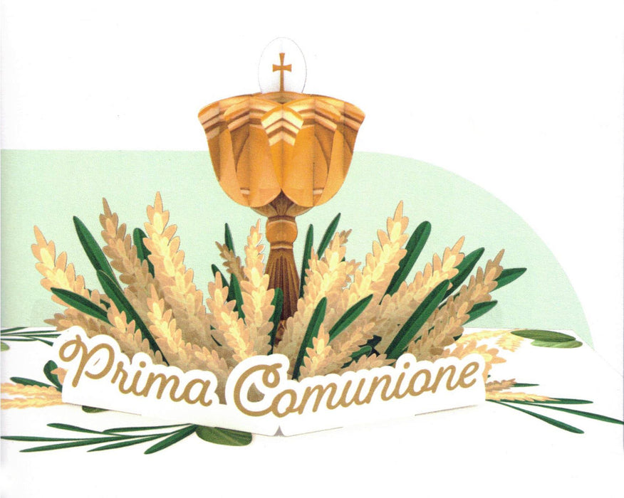 BIGLIETTO POP UP PRIMA COMUNIONE