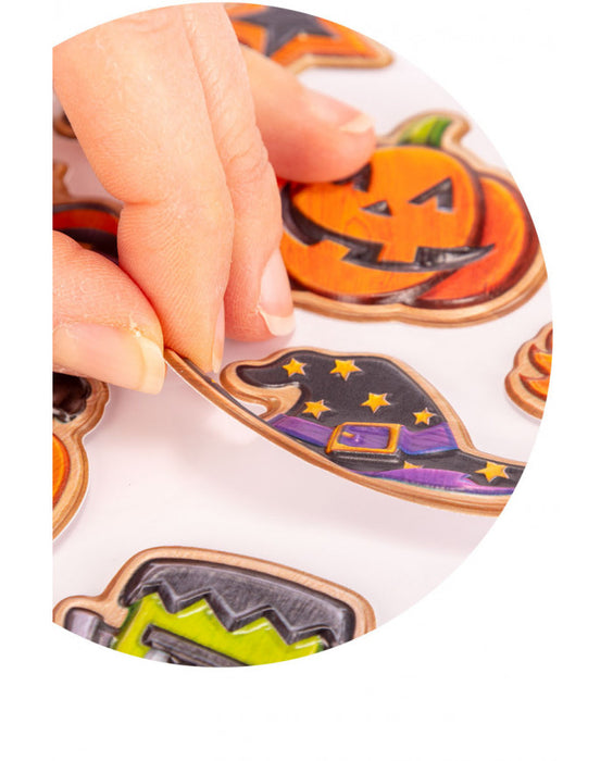 CARTELLA STICKERS SOGGETTI DI HALLOWEEN