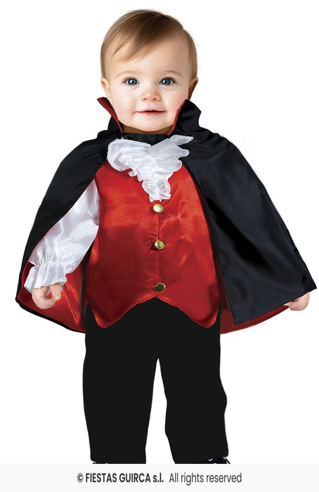 COSTUME BABY VAMPIRETTO ROSSO