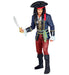 costume pirata con giacca blu