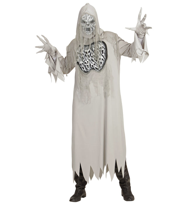 costume fantasma ululante grigio