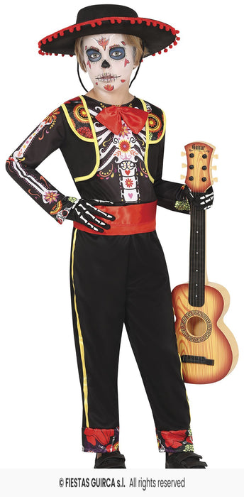 COSTUME SCHELETRO MARIACHI EL DIA DE LOS MUERTOS