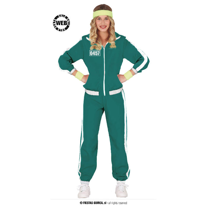 COSTUME GIOCATORE GIOCO DEL CALAMARO DONNA