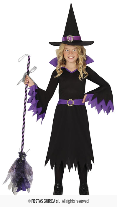 COSTUME STREGHETTA VIOLA DI HALLOWEEN