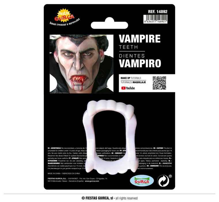 DENTIERA VAMPIRO DRACULA HALLOWEEN