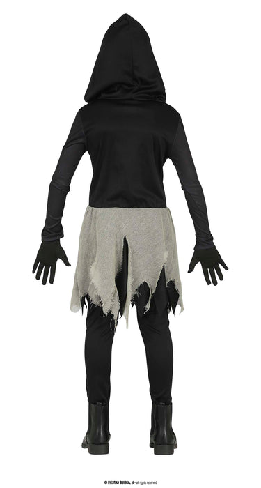 COSTUME DA SCHELETRO FANTASMA BAMBINA