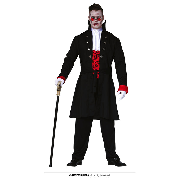 COSTUME VAMPIRO SANGUINARIO CONTE DRACULA