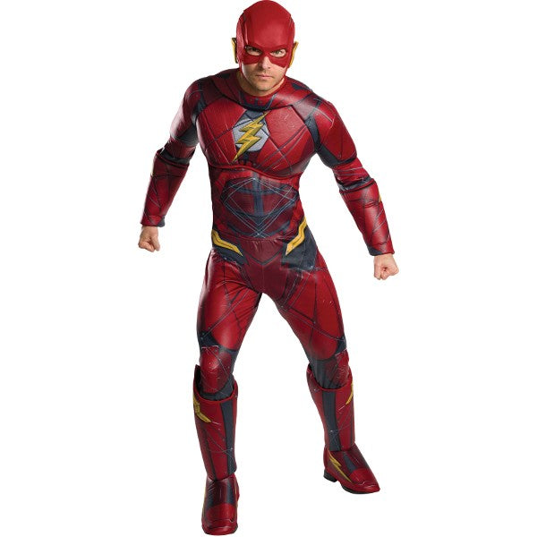 COSTUME FLASH DELUXE MUSCOLI JUSTICE LEAGUE