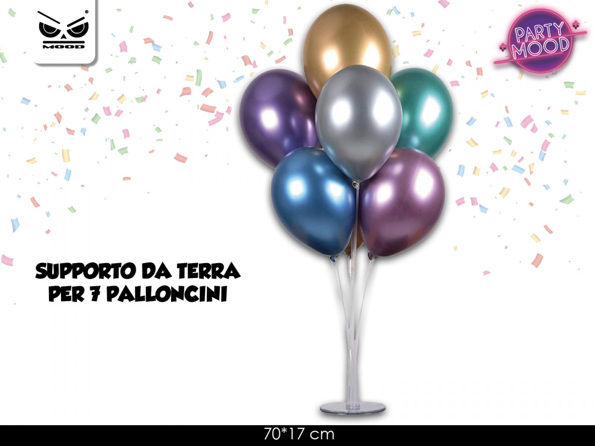 Partycolare- Supporto per 7 palloncini da terra